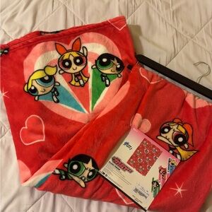 Red Fleece Throw Blanket